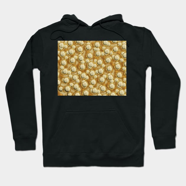 Golden bubbles Hoodie by 3DVictory